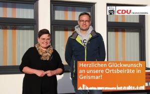 Herzlichen Glückwunsch an unsere Ortsbeiräte in Geismar!